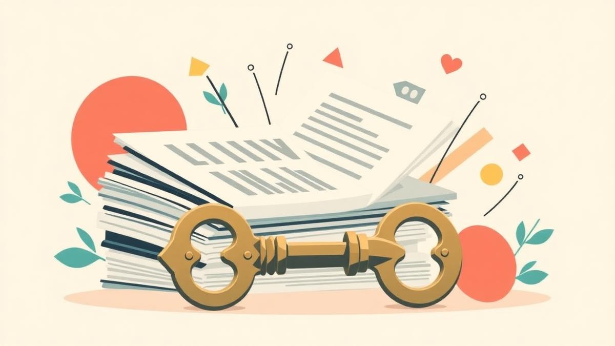 Antique key unlocking a stack of probate estate documents, symbolising a fixed-fee probate dispute unblocking service